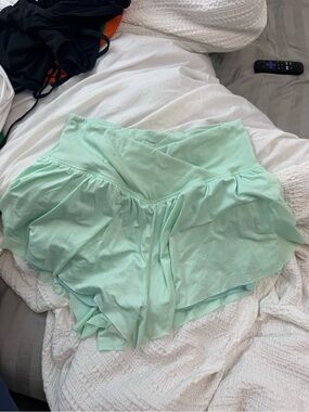 Mint Athletic shorts with Built-in spandex